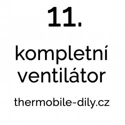 11. Kompletní ventilátor